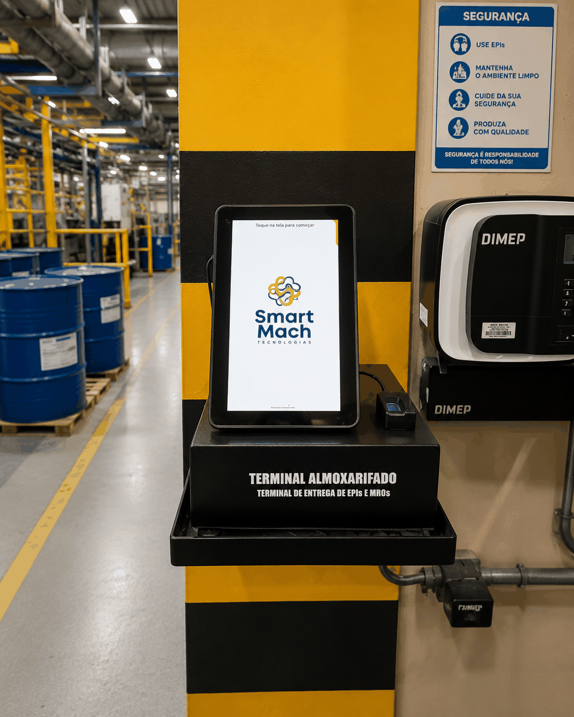 Terminal de Almoxarifado SmartMach